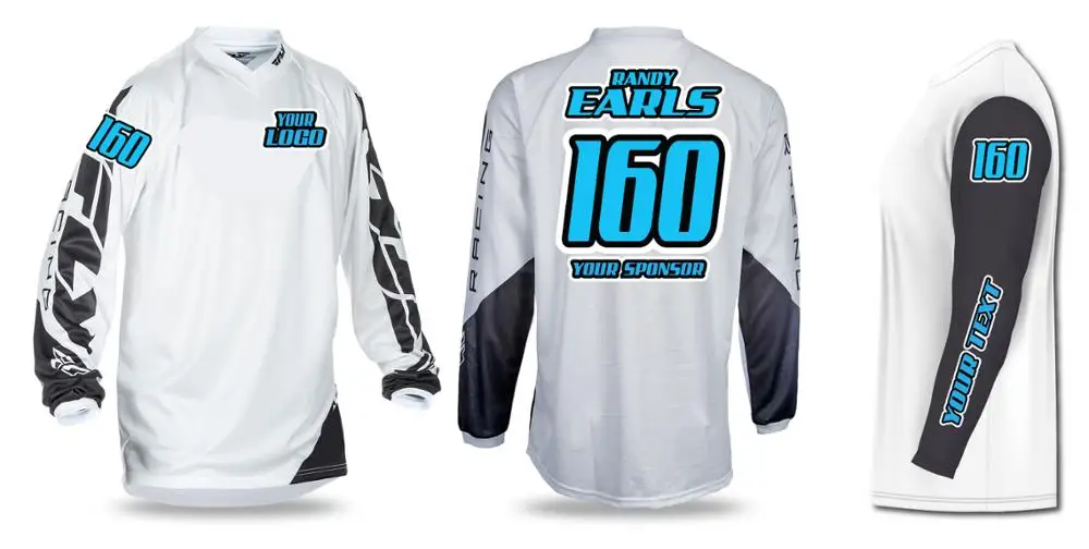 Motocross MX Team Design Team Logo Jersey - MX Motocross Dirt Bike Off-Road ATV Mens Gear Racing MX Motocross Offroad Jersey