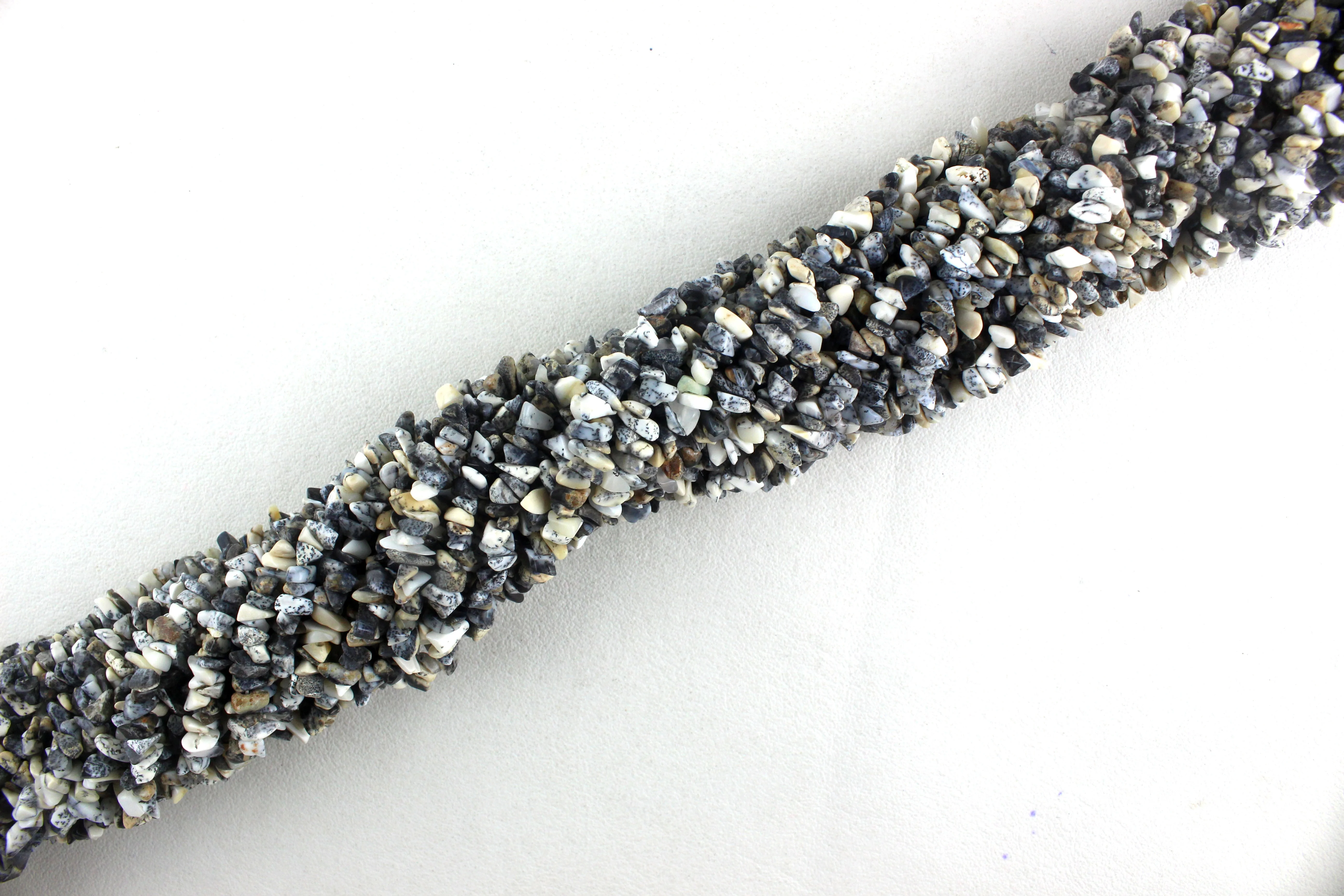 Natural Gemstone Dendritic Opal Smooth uncut Chip Stone Bead Making Jewelry Bracelet Necklace Earring Gift Wholesale