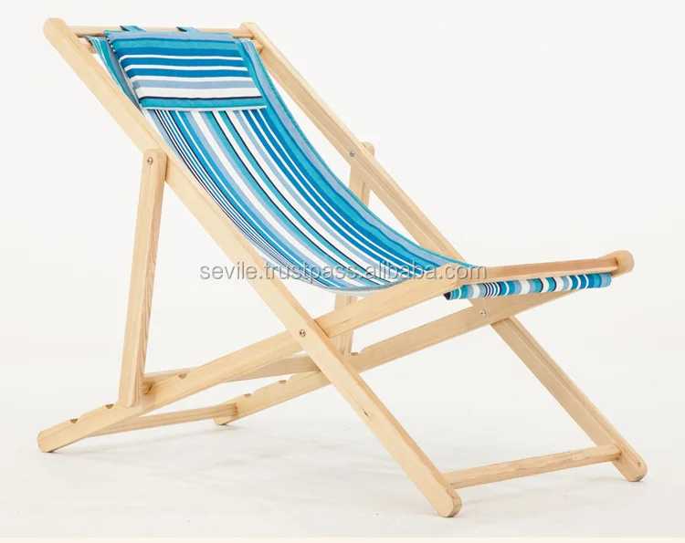 
Wholesale Folding Wooden Beach Outdoor Relax Lounge Deck Chair 