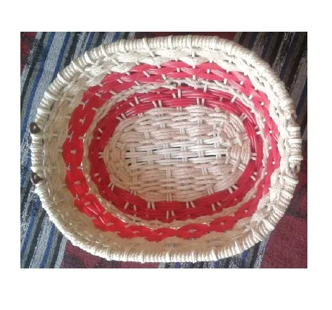 Jute Rope 2019 New Design wholesale Christmas Gifts/Storage/Flowers Wicker/Rattan Eco Friendly Baskets for Hotel Restaurant Home