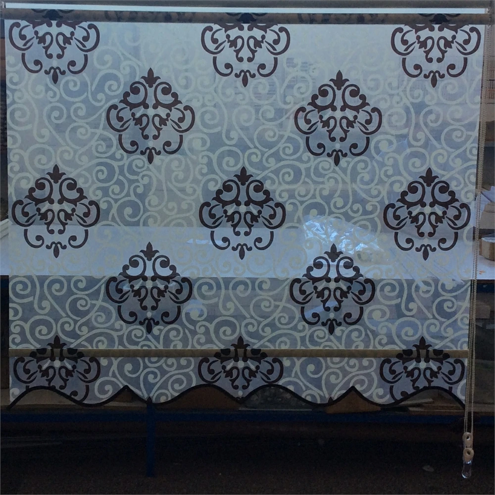 best quality dual damask patterned  roller blind