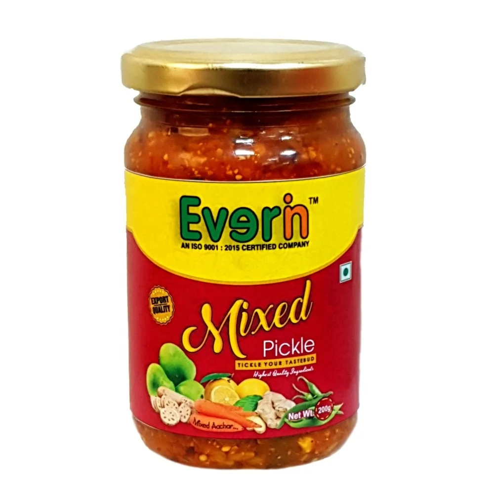 
Mixed PICKLE 200g Glass Jar 