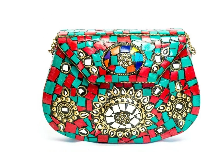 Best Seller Pure Leather sling Clutch bag purse best wedding gift for bridal at affordable price by LUXURY CRAFTS