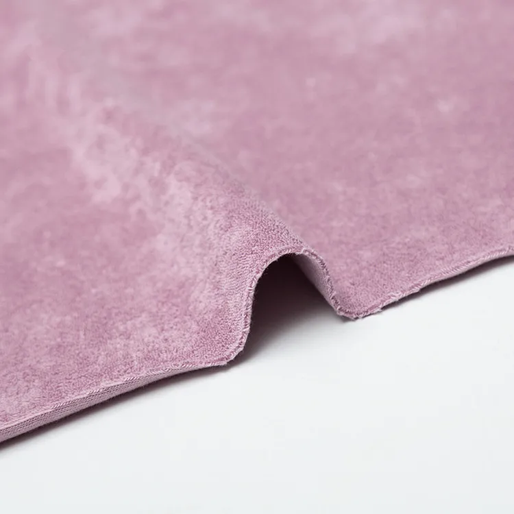 High quality knit 100% cotton microfiber towel fabric for bath per meter