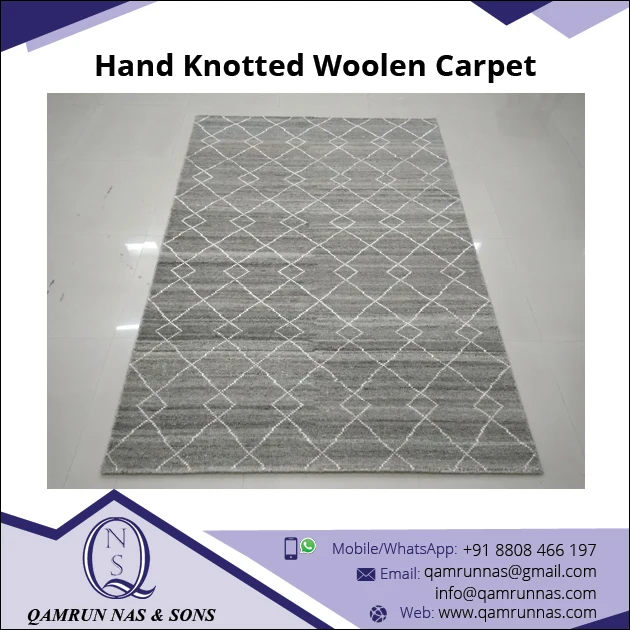 Premium Quality Hand Knotted Woolen Carpet at Sale Price from Indian market available in stock