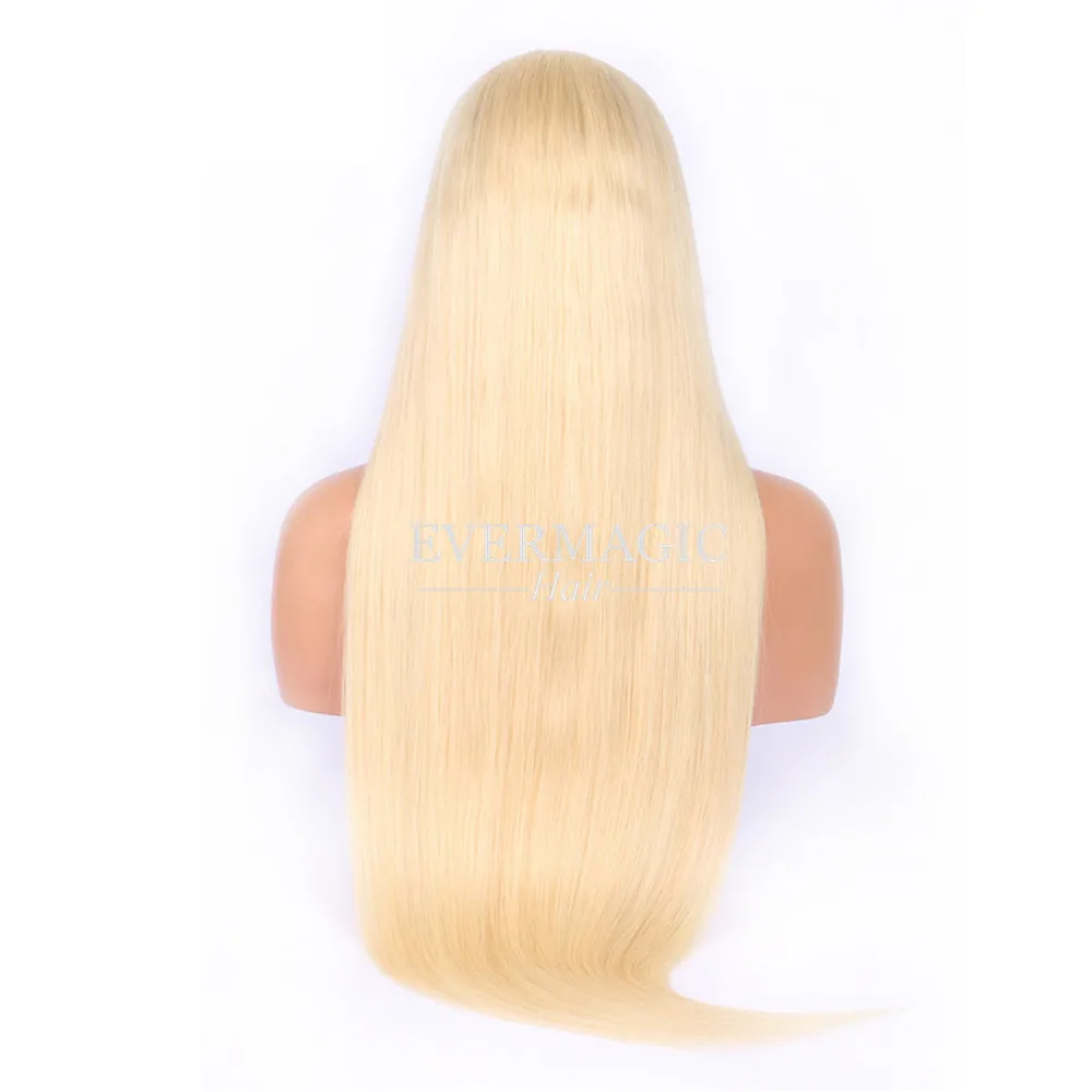 Transparent 613 blonde lace frontal wigs lace front wig vendors straight brazilian wig, wholesale blonde human hair