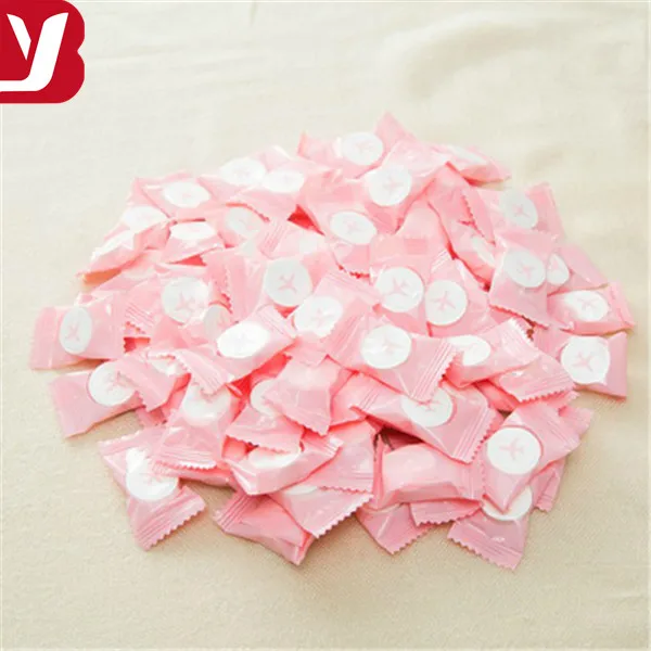 
Disposable Biodegradable magic coin compressed towel with candy package 