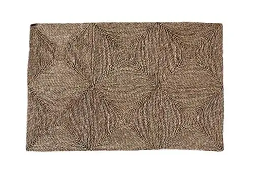 Hot Sale 2018 Wholesale Cheap Price Seagrass Bathroom Floor Mat Colorful Design Custom Printed