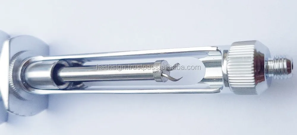 Astra Type Dental Aspirating Syringe 1.8 ml Manual Metal Cartridge Syringe with Thumb Ring & Ring Handle Aspiration Hook