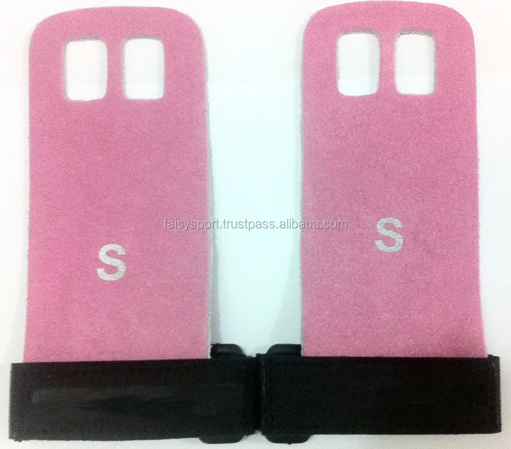 Кожаные ручки для рук Crossfit, черные