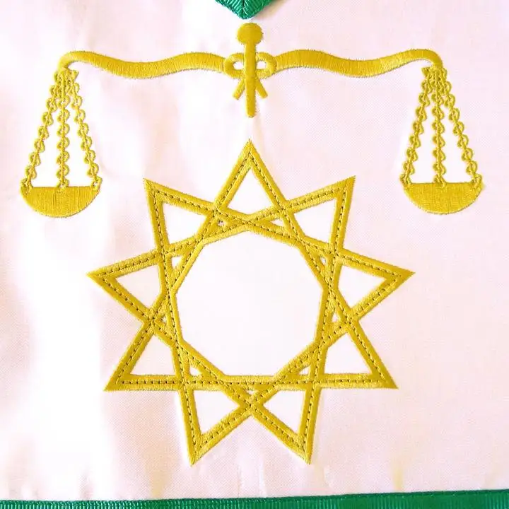 Masonic Fraternal Scottish Rite 8th Degree Intendant of the Building Regalia Apron High Quality Cheap Prices Bulk and Wholesale