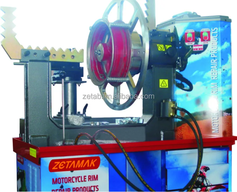 Rim Straightening Machine with Motorcycle Adapter