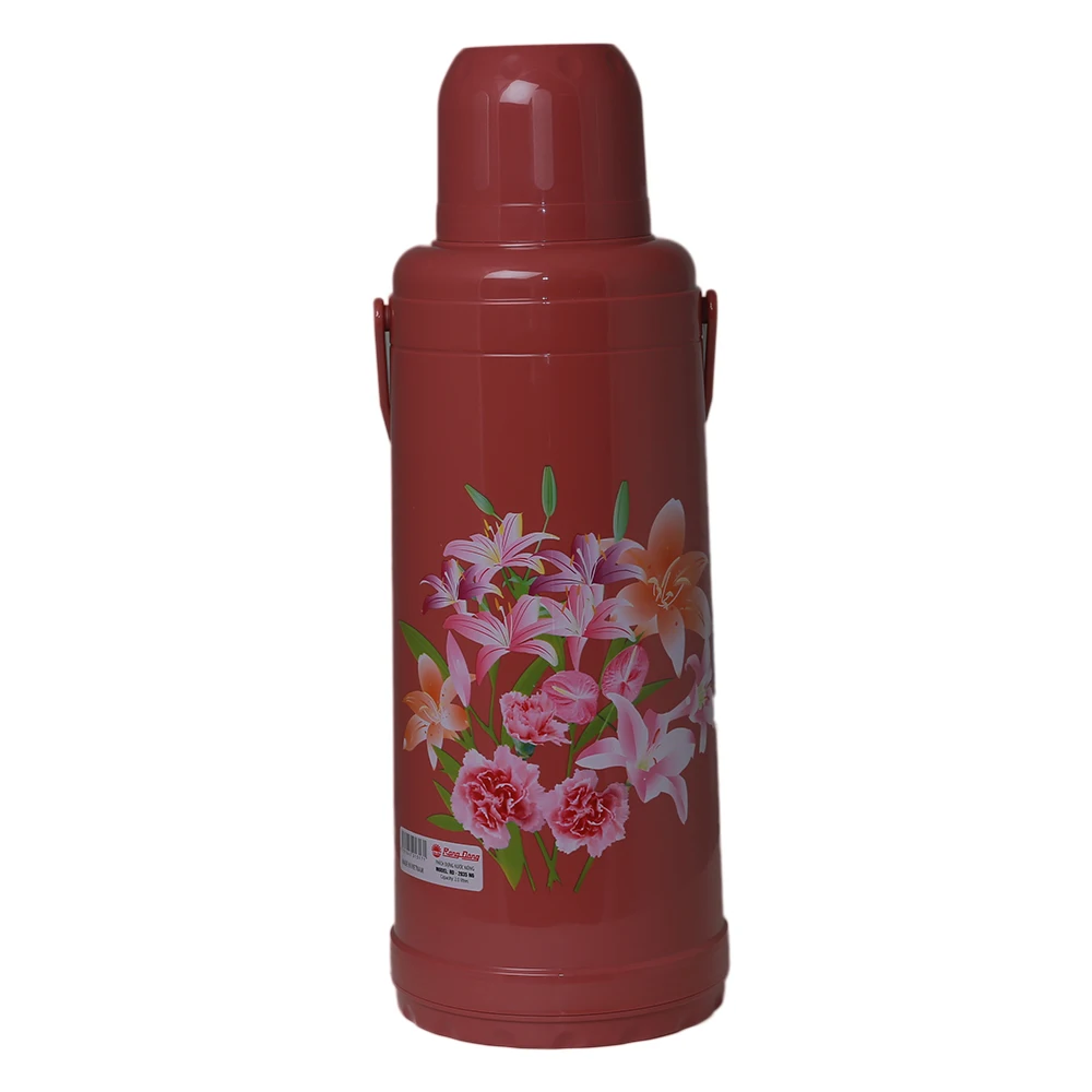 Modern 2L Straight Cup Thermos Insulated Hot Water Flask with Logo Design Beautiful Vacuum Bottle for Drinkware