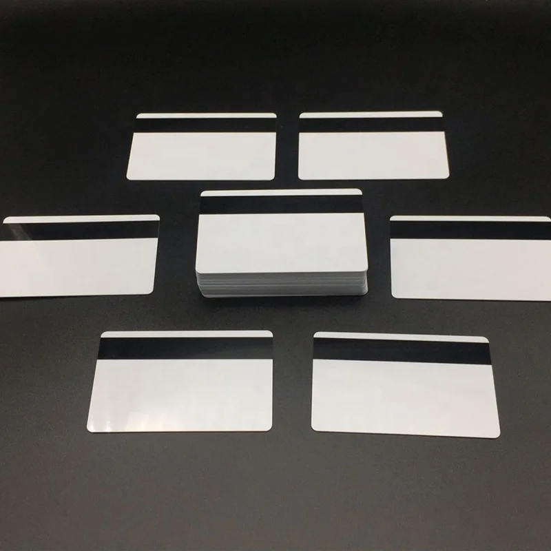 Blank 2750Oe Magnetic Stripe pvc Card