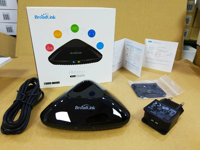 Alexa и Google Home поддержка BroadLink RM Pro2 стандарт США ИК RF Wi-Fi беспроводной универсальный пульт дистанционного управления через смартфон