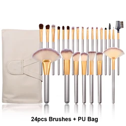 12/18/24 pcs Makeup Brushes Foundation Eyebrow Makeup Brush Kit