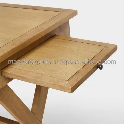 Campaign Desk Factory Custom Modern Long Narrow Solid Wood Console Table Oak Wooden Console Table for Hallway