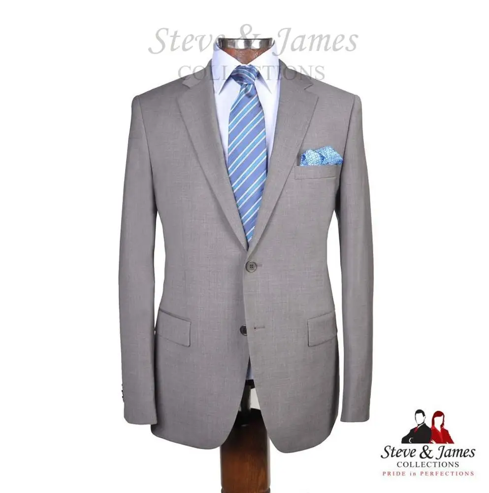 
Best Seller Trendy 100% Woolen Anti wrinkle Business Men Suits from Steve & James 