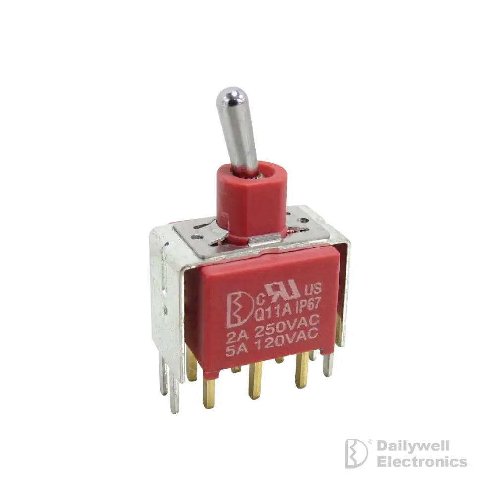 
dailywell Sealed Miniature 3-way Toggle Switches IP67 
