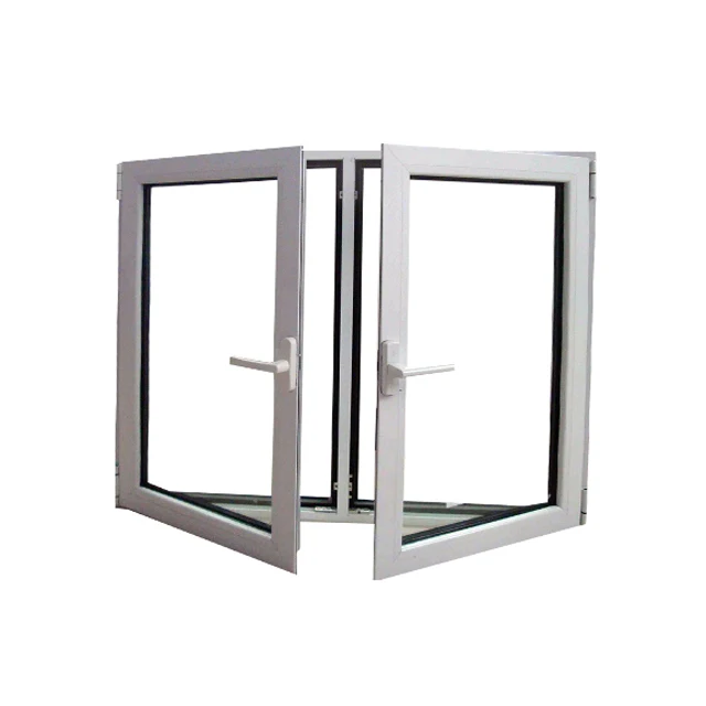 Top Strength Design Aluminium Windows Supplier 2 Panel Outward Type Casement Glass Window With Philippines Price