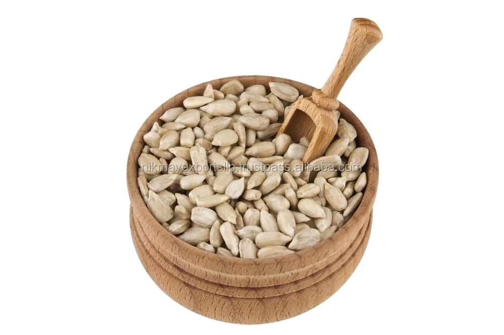 
HULLED SUNFLOWER SEEDS ORIGIN INDIA FROM NIK-MAY EXPORTS LLP 