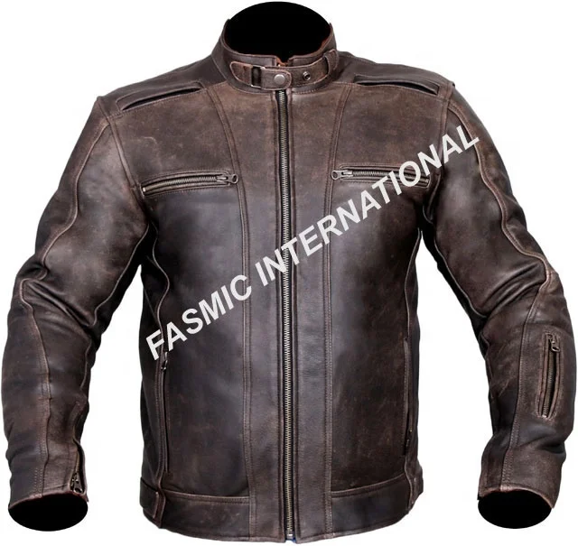 Motorbike Racing Leather Jacket Premium Leather Garments for Riders