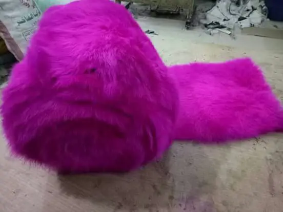 Rabbit Fur Trim Rabbit Fur Strips Sizes 1 cm Till 20 cm Width