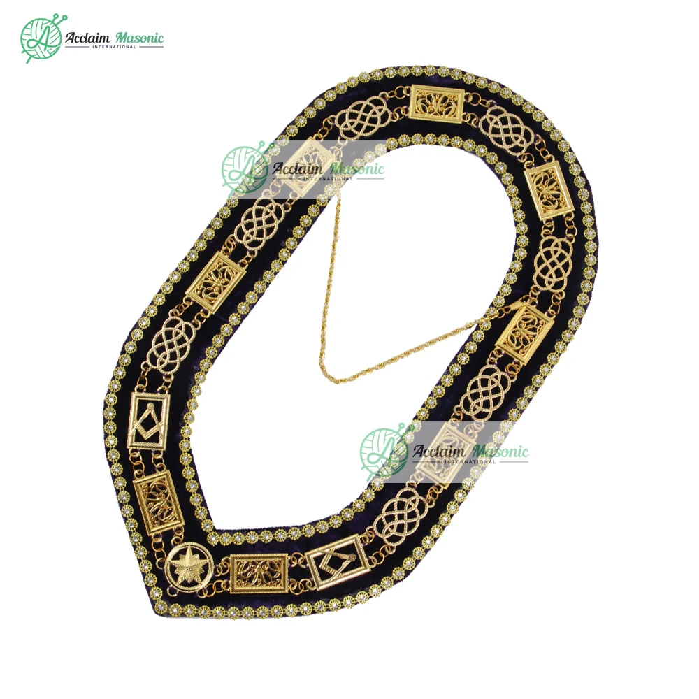 Grand lodge collar chain masonic chain collar