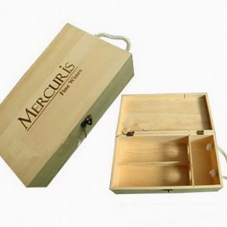 
custom printing logo pine wood wooden gift boxes 