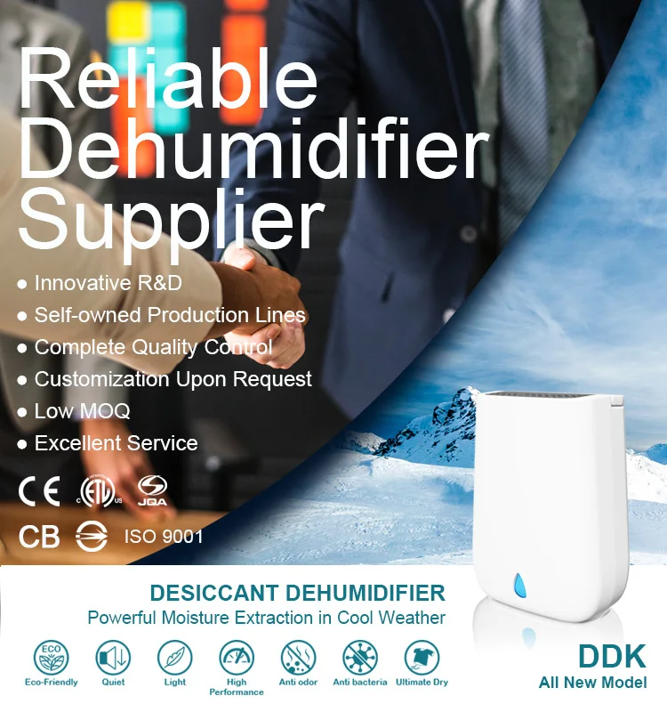 ODM home Desiccant Dehumidifier 10L home dehumidifier for home