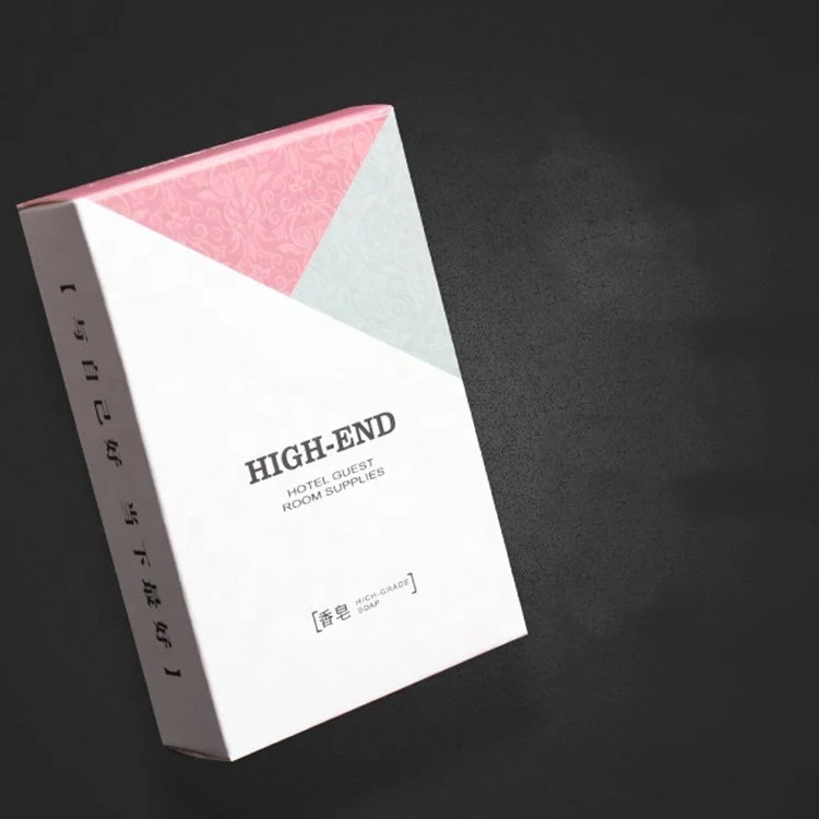 Recycle Handmade Small Square Brown Kraft Packaging Paper Soap Box