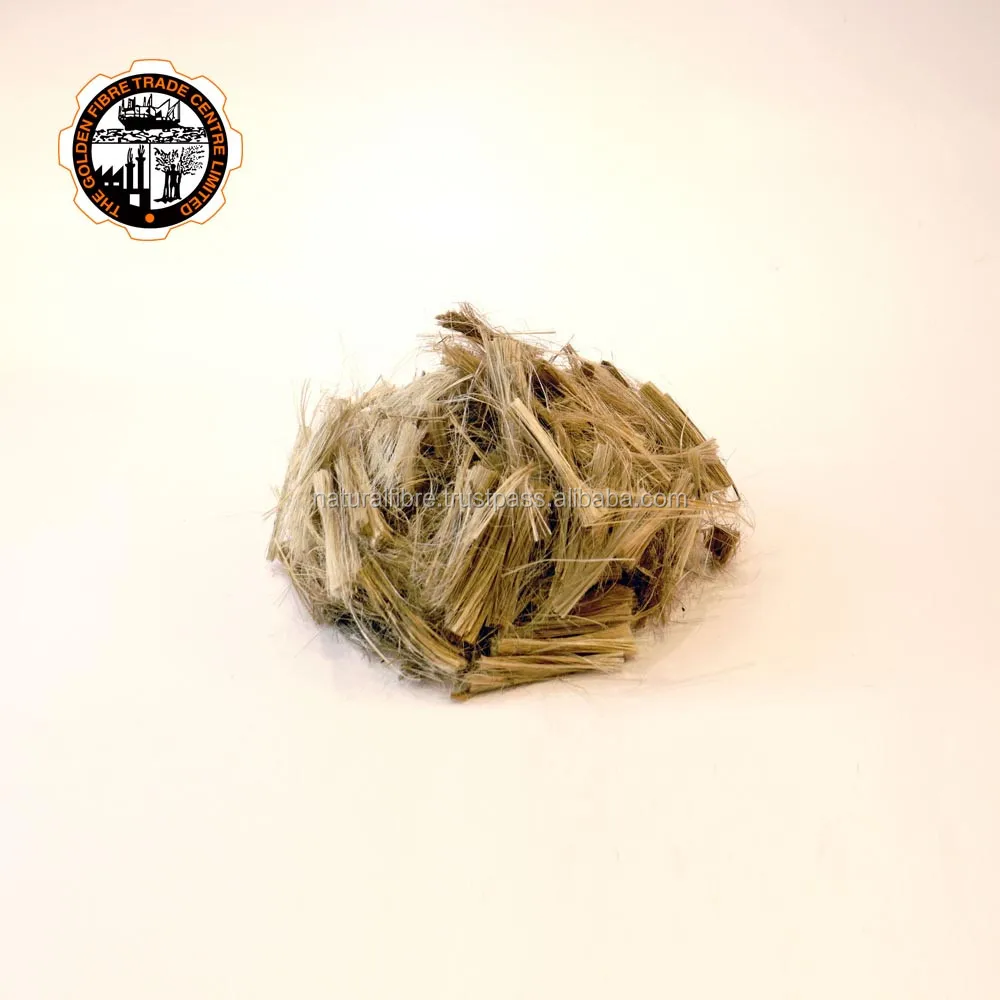 
Standard Quality 100% Natural Insulation Material Carded Cut Kenaf Fiber 