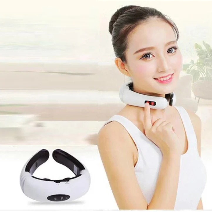 
USB Recharging with 4 Removable Heads Smart Electric Massager shoulder/ neck of kneading for Head 