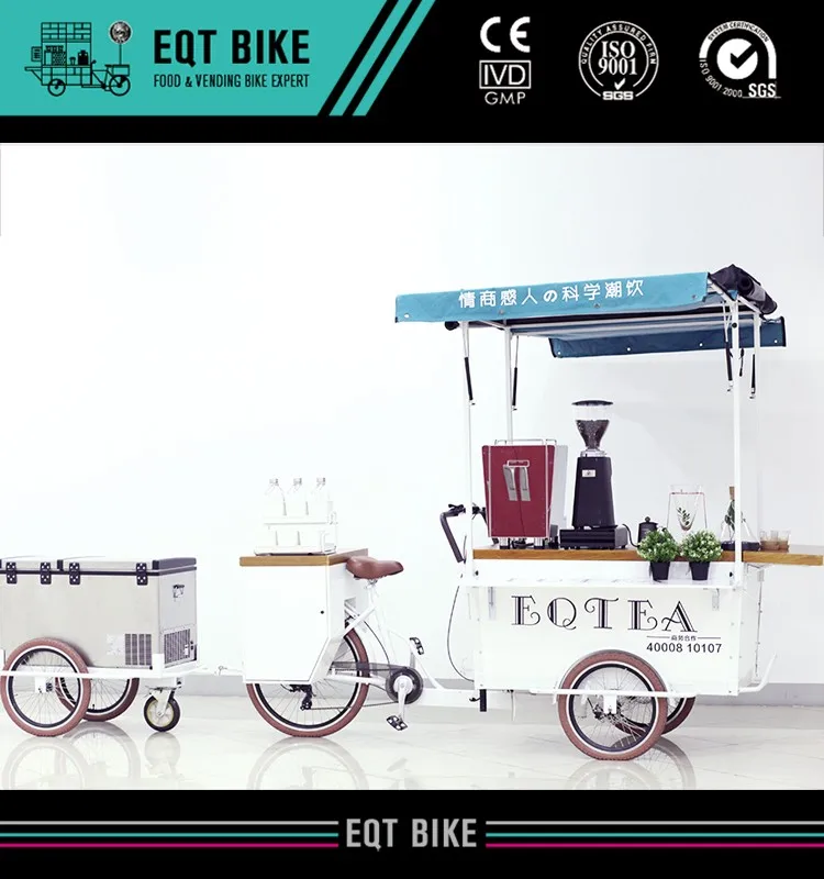Good Quality Low Price Ce Certificate New Fashion Bike Food Cart/Mobile Coffee Bike