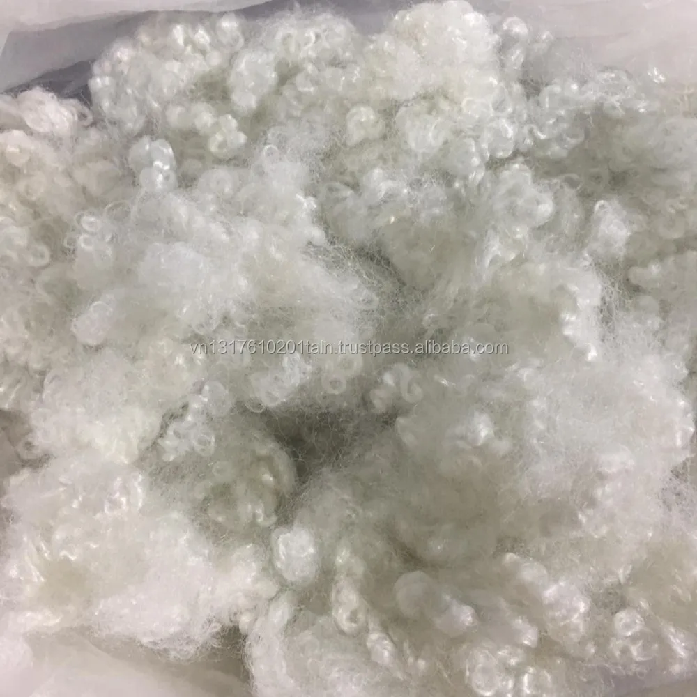 POLYESTER COLOR FIBER WASTES FROM VIET NAM