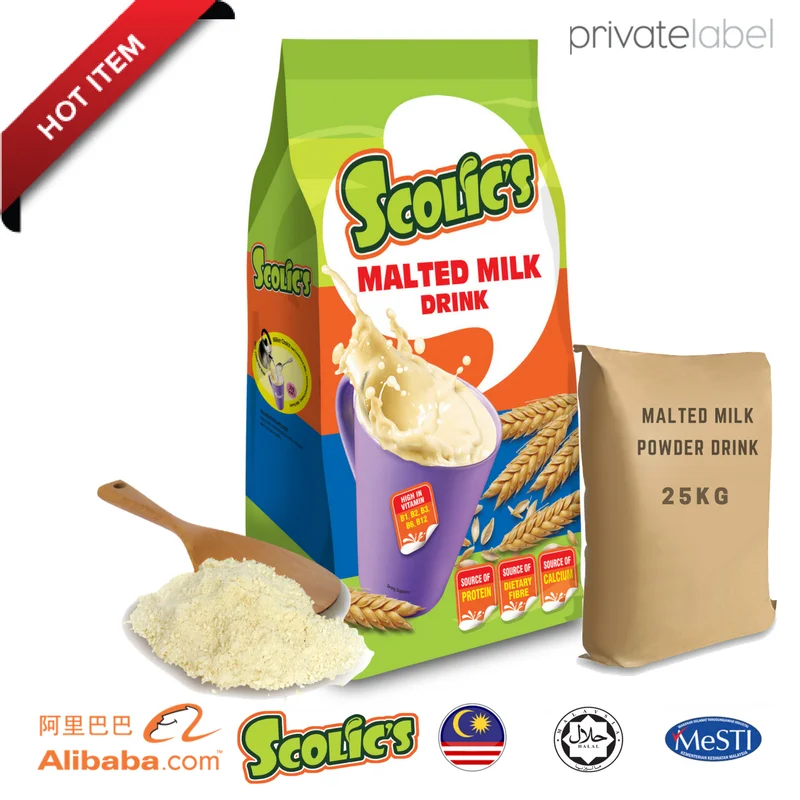 
Malt Milk Energy Nutritious Powder Drink 3in1 Instant 