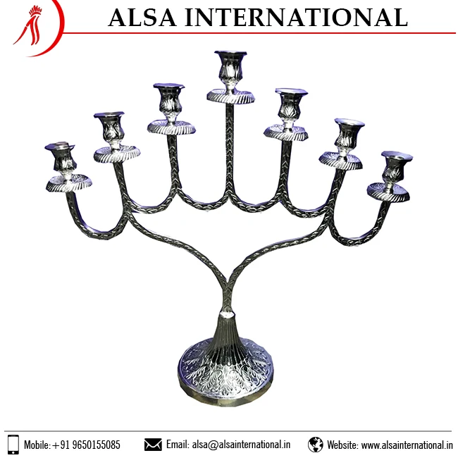 Wholesale suppliers Wholesaler Indian Handicraft Aluminum Candle Holder Buy at Cheapest Price