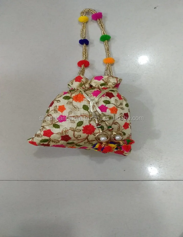BANJARA TRIBAL MIRROR WORK POTLI BAG