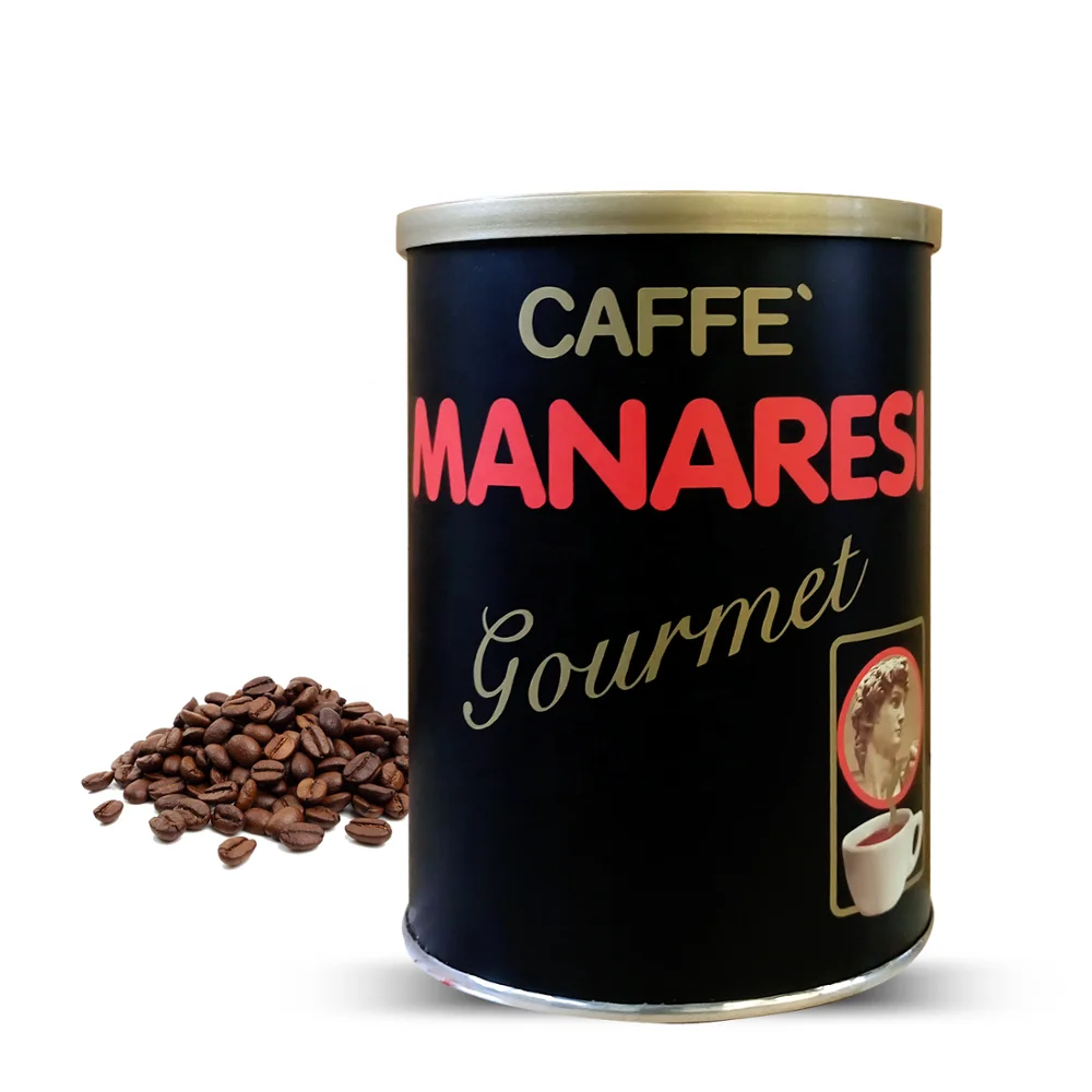 
Tin coffee 250g espresso arabica coffee beans 