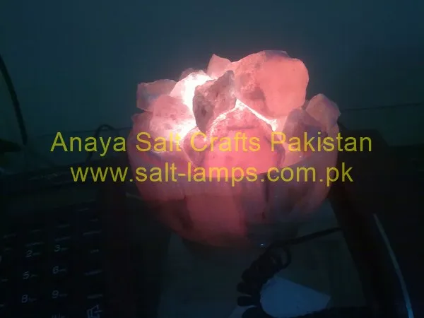 Himalayan Fancy Salt Fire Bowl Lamps / Himalayan Fancy Crystal Salt Lamps Pakistan