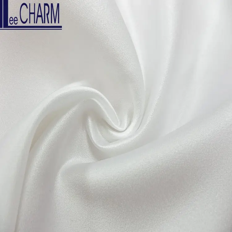 CS630 Wholesale Taiwan White Bridal Gown Dress Fabric For Bridal