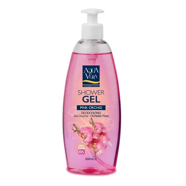 AQUAVERA Shower Gel / Body Wash / Pro Vitamin B5 - PINK ORCHID