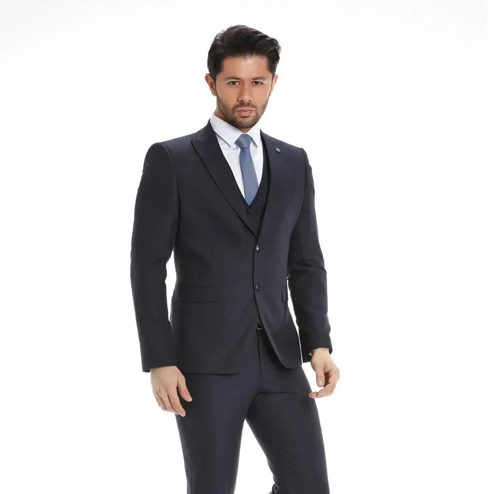 
Custom Made Italian Style Men Luxury Suit Fashion Stylish Business Suit 