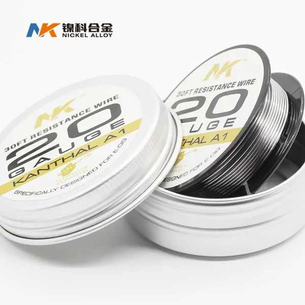 NK best quality awg 20 22 24 26 28 30 32 34 36 38 40 42 gauge A1 vape wire for ecig