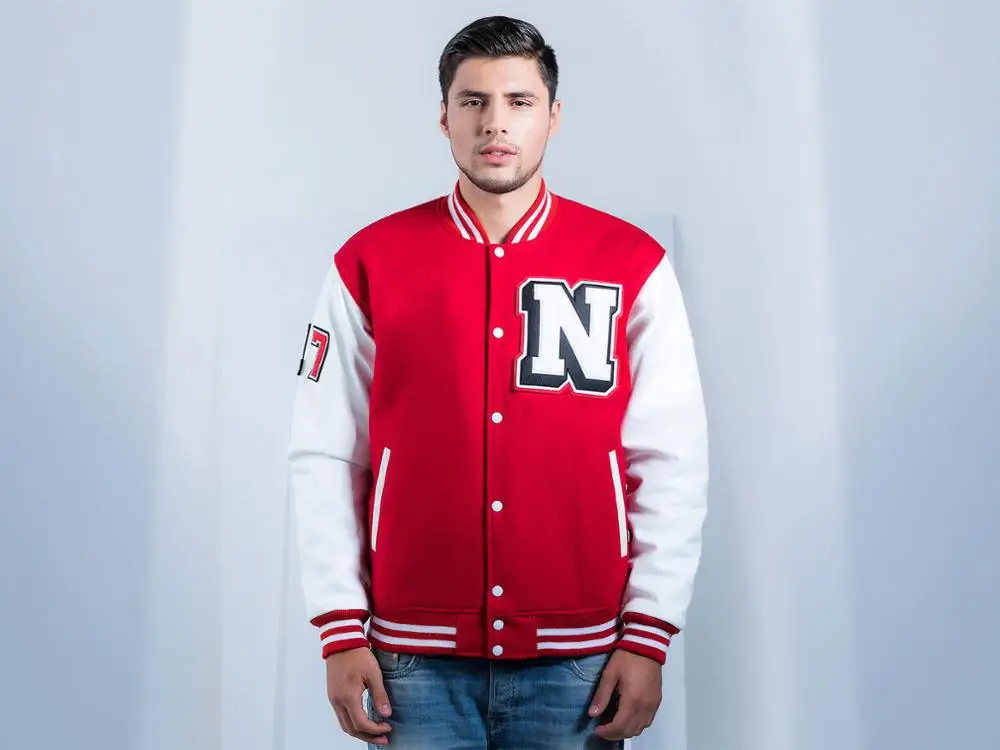 American College BaseballJacket/ Men Fashion Baseball Varsity Jacket