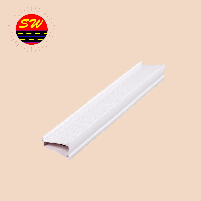 Extrusion Plastic PVC/PP/PE Cold Extrusion Hardness Plastic Profile Panel for Office Desk/Curtain Rod