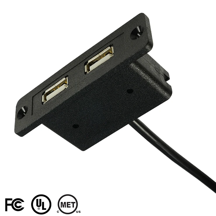 
Настольный встроенный двойной USB-зарядный концентратор для мебели 