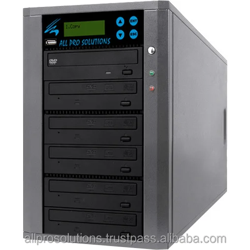 USB to DVD Copier 1 to 5-Drive DVD CD Duplicator Machine