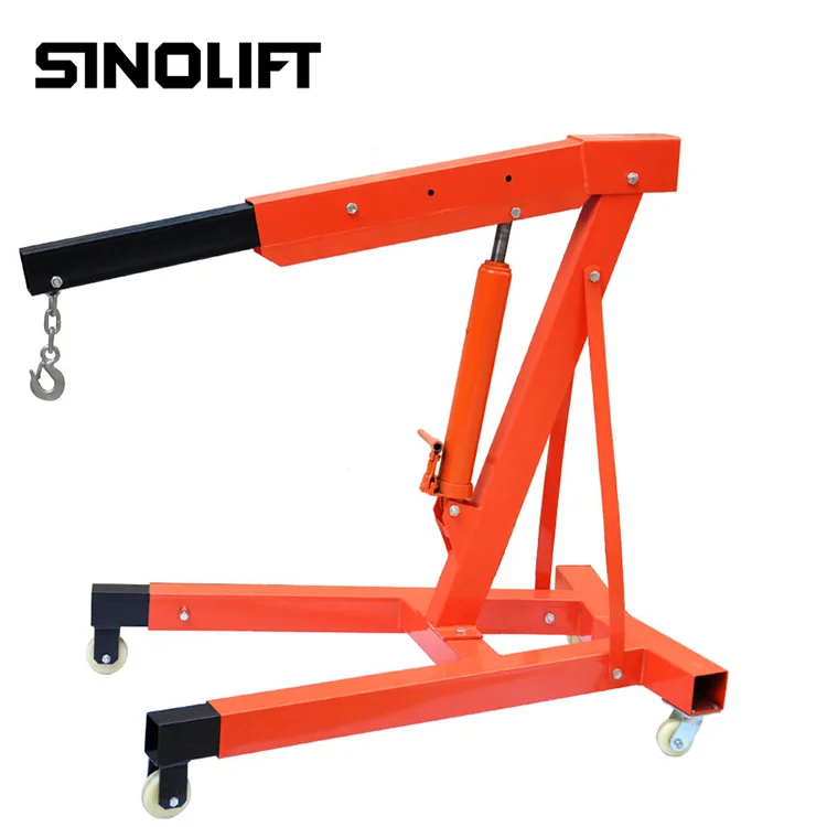 Sinolift  foldable portable engine hoist shop crane