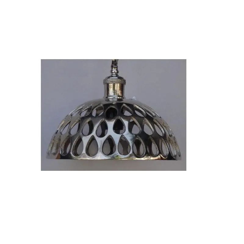 
Nickel finished pendant lamp available with electric wiring 
